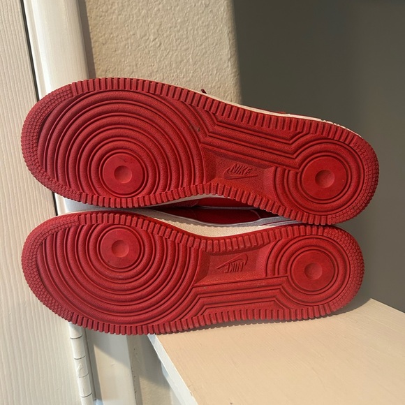 Nike Air Force 1 Game Red/White Men's - Size 8- 820266-601 - Picture 6 of 11